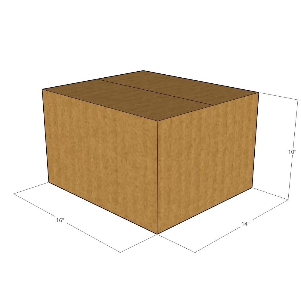 16 x 14 x 10" Corrugated Boxes -25 per Bundle