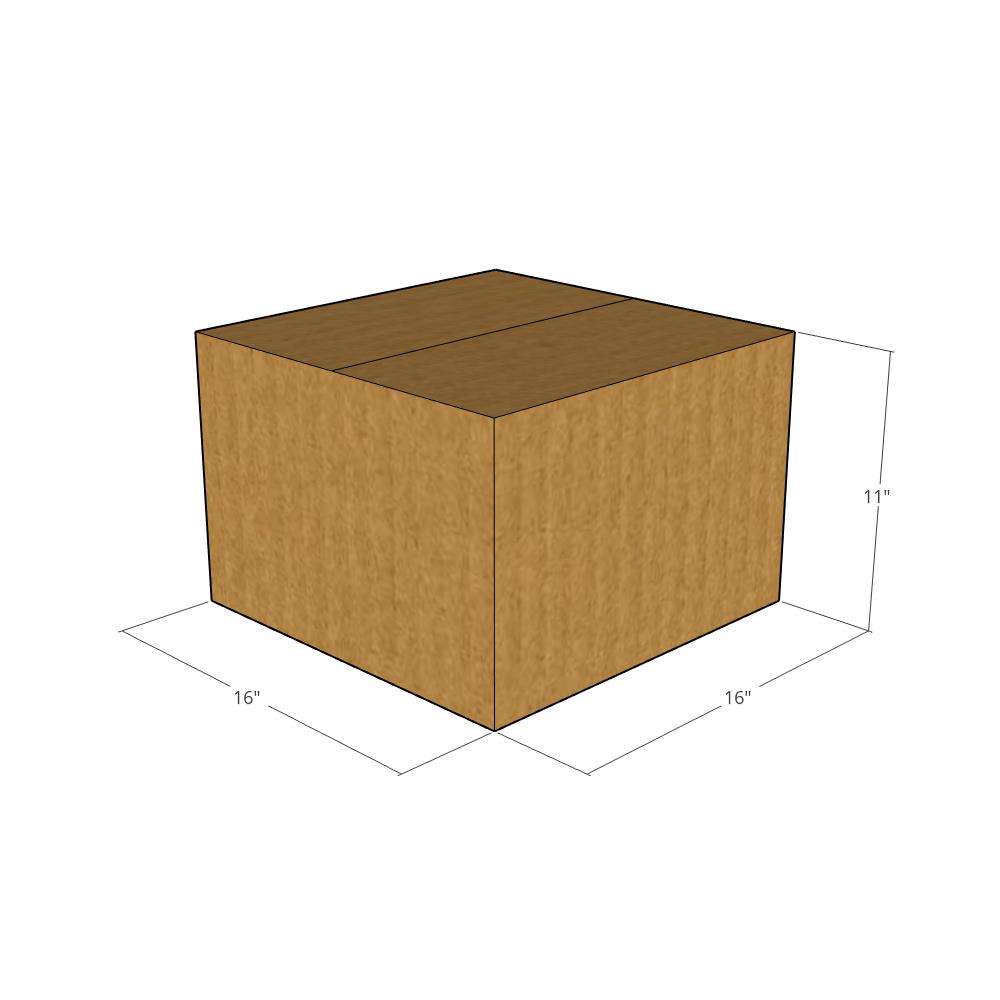 16 x 16 x 11" Corrugated Boxes -25 per Bundle
