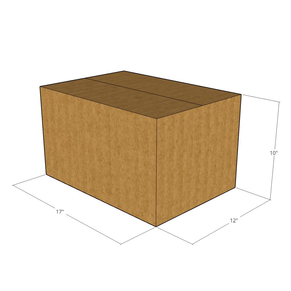 17 x 12 x 10" Corrugated Boxes -25 per Bundle
