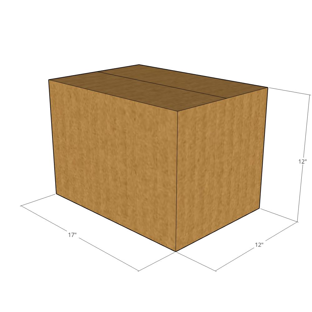 17 x 12 x 12" Corrugated Boxes -25 per Bundle