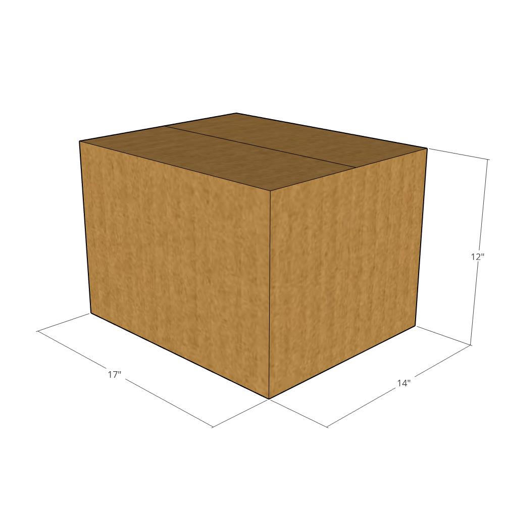 17 x 14 x 12" Corrugated Boxes -25 per Bundle