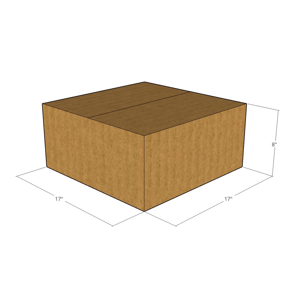 17 x 17 x 8" Corrugated Boxes -20 per Bundle