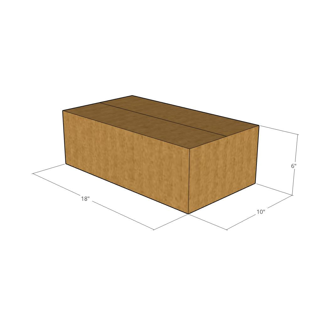 18 x 10 x 6" Corrugated Boxes -25 per Bundle