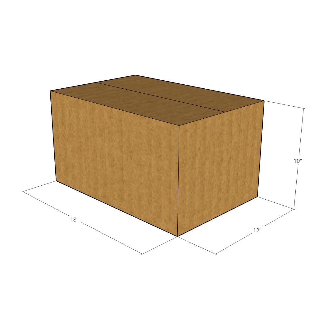 18 x 12 x 10" Corrugated Boxes -25 per Bundle