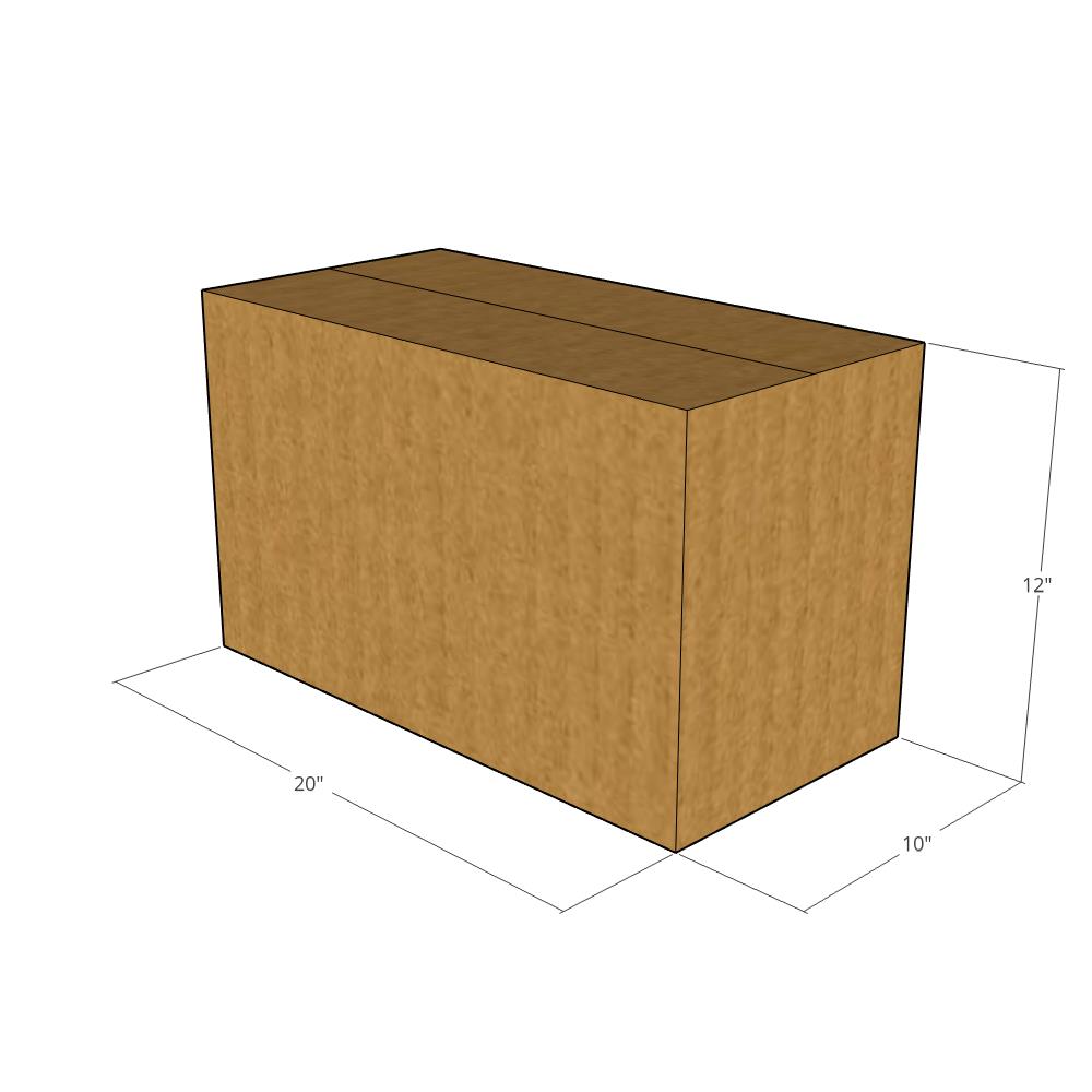 20 x 10 x 12" Corrugated Boxes -25 per Bundle