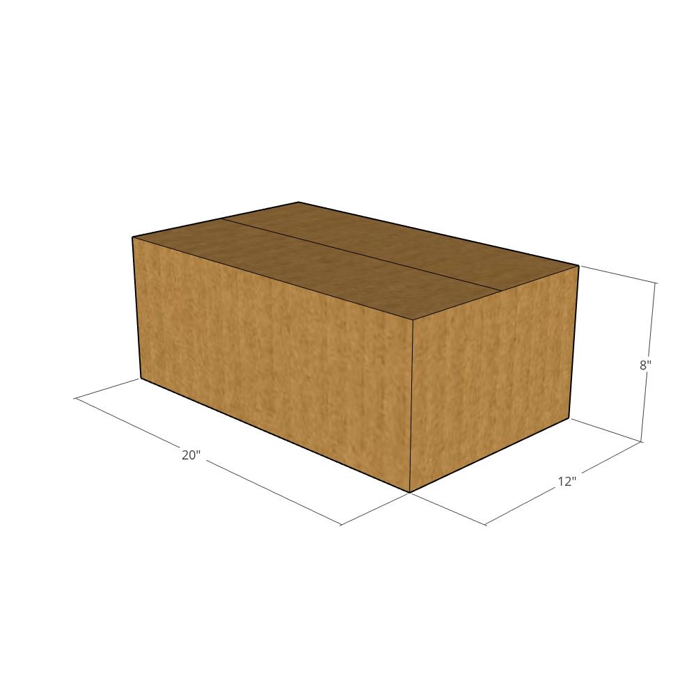 20 x 12 x 8" Corrugated Boxes -20 per Bundle