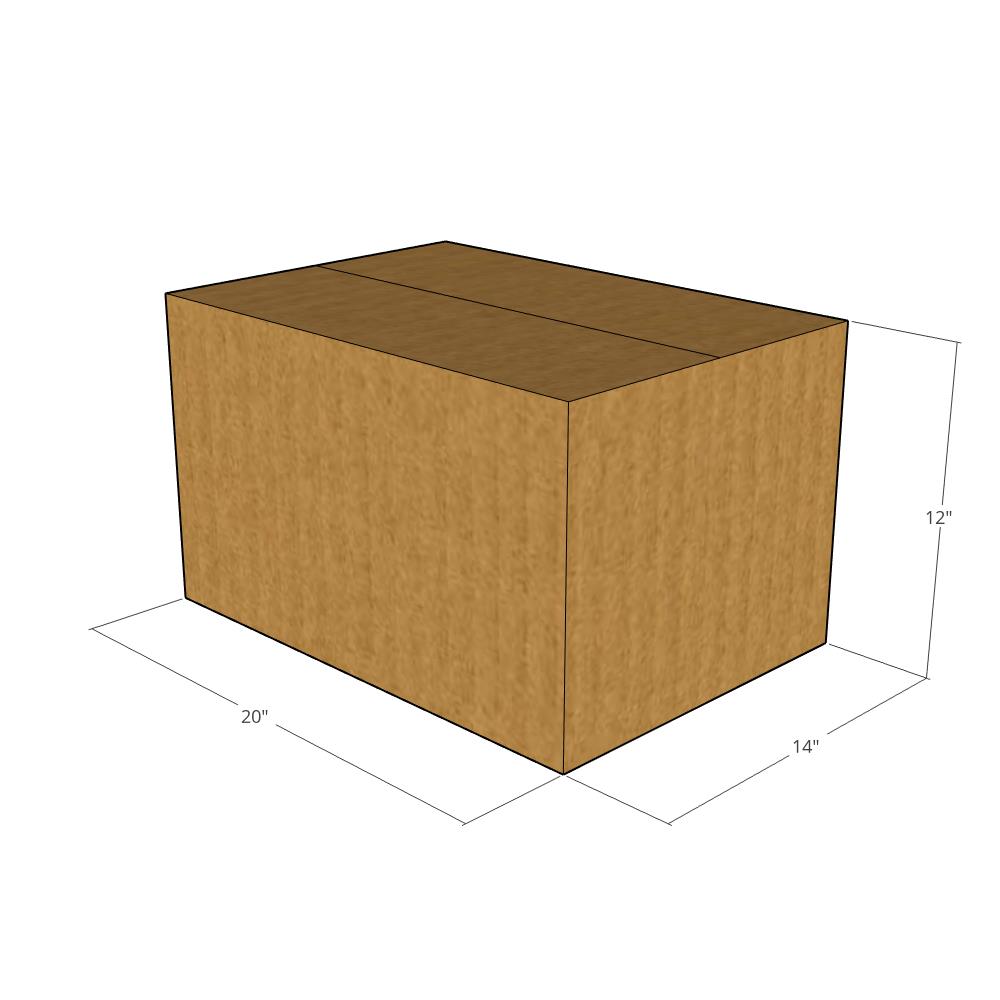20 x 14 x 12" Corrugated Boxes -20 per Bundle