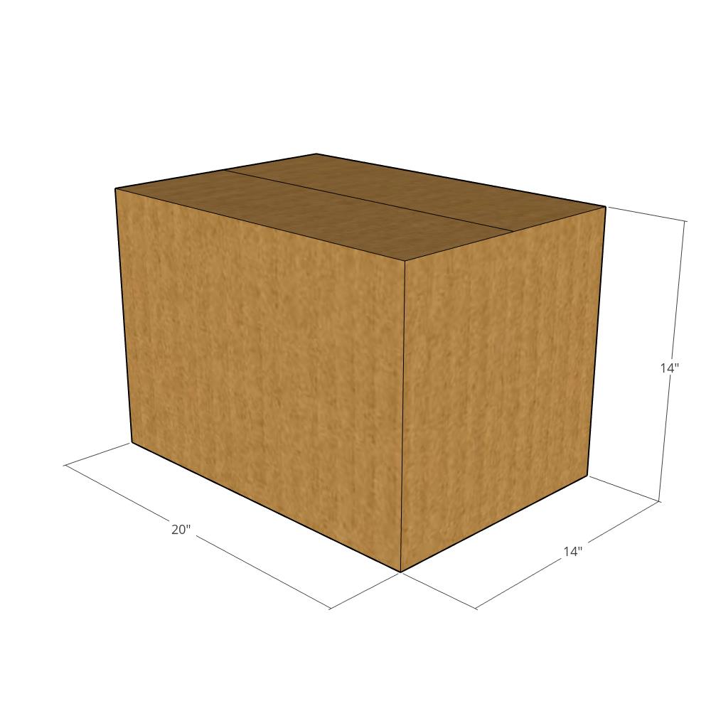 20 x 14 x 14" Corrugated Boxes -20 per Bundle