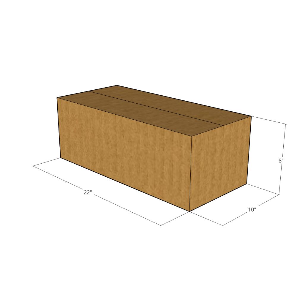 22 x 10 x 8" Long Corrugated Boxes -20 per Bundle