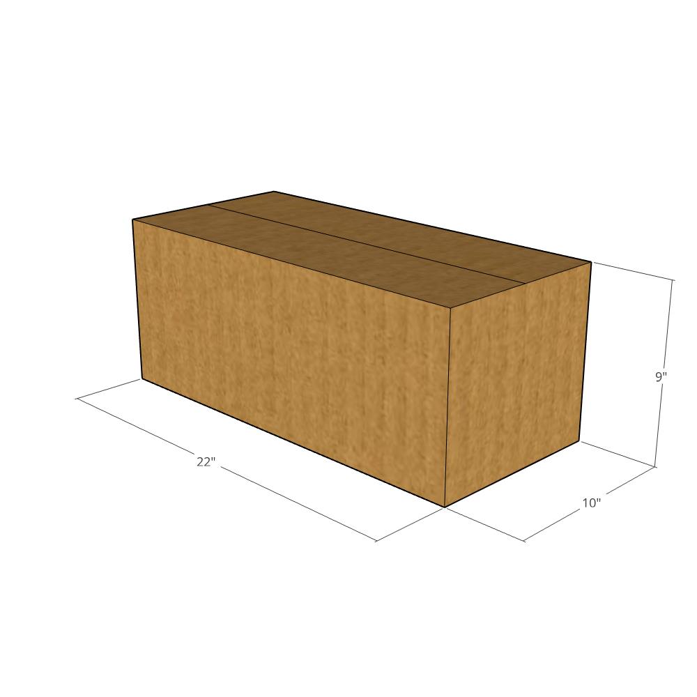 22 x 10 x 9" Corrugated Boxes -20 per Bundle