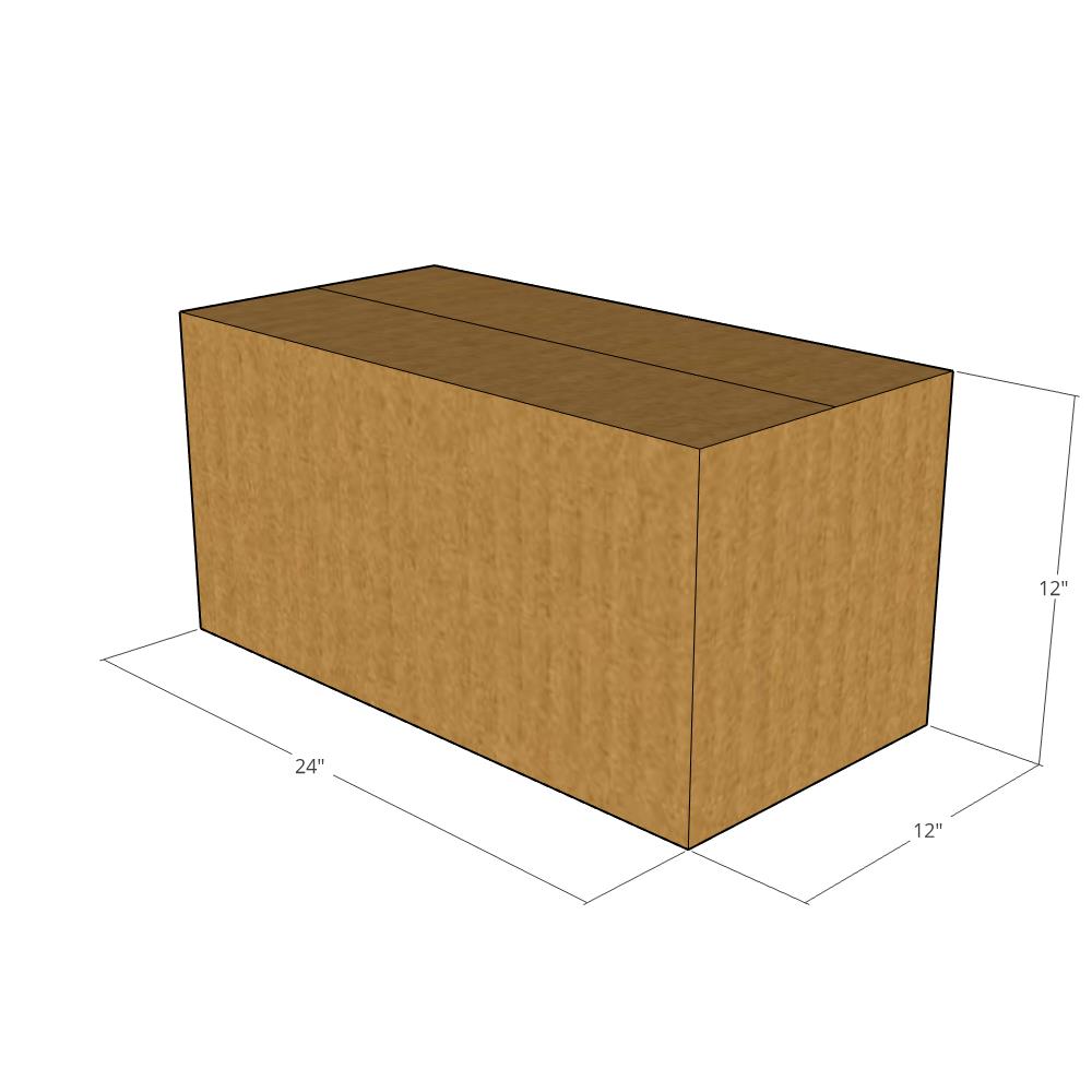24 x 12 x 12" Long Corrugated Boxes -20 per Bundle