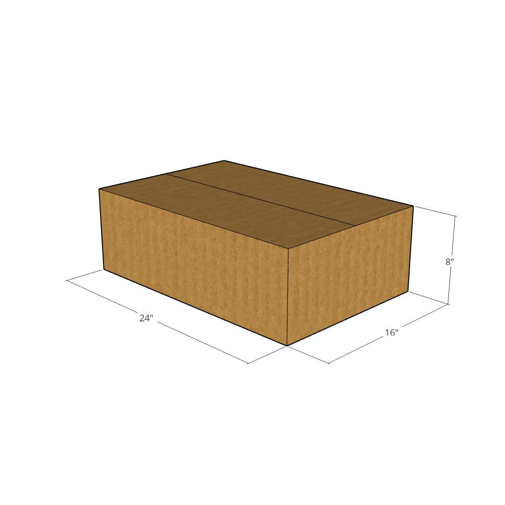 24 x 16 x 8" Corrugated Boxes -20 per Bundle