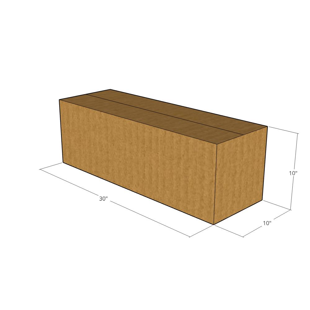 30 x 10 x 10" Long Corrugated Boxes -20 per Bundle