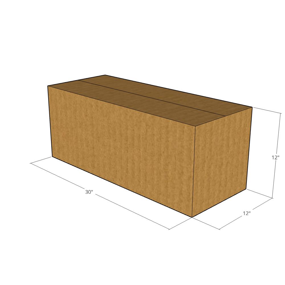 30 x 12 x 12" Long Corrugated Boxes -15 per Bundle