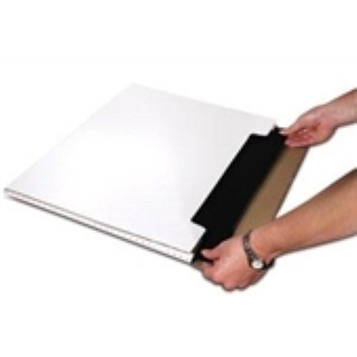 20 x 16 x 1" White Jumbo Fold-Over Mailers -20 per Bundle
