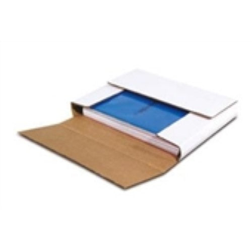 17 1/8 x 14 1/8 x 2" White Easy-Fold Mailers -50 per Bundle