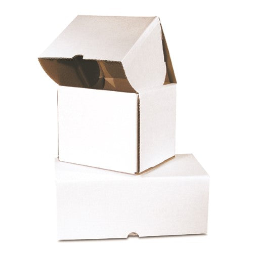 14 1/2 x 7 1/4 x 5" White Outside Tuck Mailers -50 per Bundle