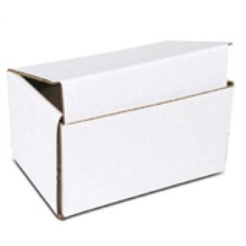 4 3/8 x 4 3/8 x 3 1/2" White Corrugated Mailers -50 per Bundle