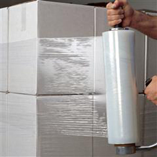 18" x 80 Gauge x 1500' Blown Hand Stretch Film -4 Rolls per Case