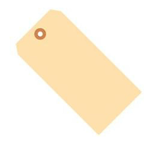 4 3/4 x 2 3/8" 10 Pt. Manila Shipping Tags -1000 per Case