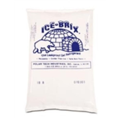 6 x 5 3/4 x 1" - 12 oz. Ice-Brix® Cold Packs -24 per Case