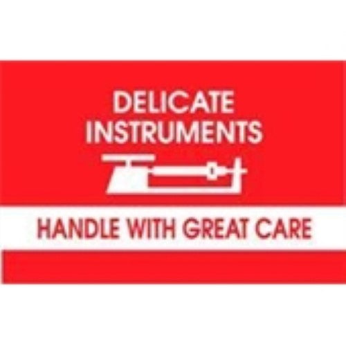 3 x 5" - "Delicate Instruments - HWC" Labels -500 per Roll