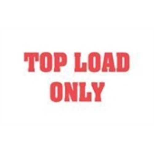 3 x 5" - "Top Load Only" Labels -500 per Roll