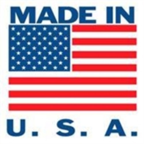 4 x 4" - "Made in U.S.A." Labels -500 per Roll