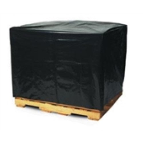 51 x 49 x 85" - 3 Mil Black Pallet Covers -50 per Case