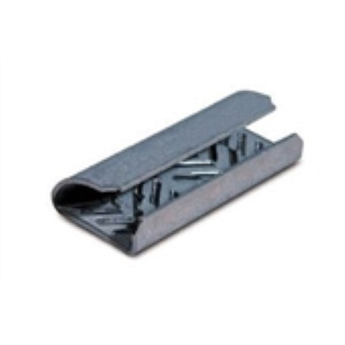 1/2" Serrated Open/Snap On Polyester Strapping Seals -1000 per Case