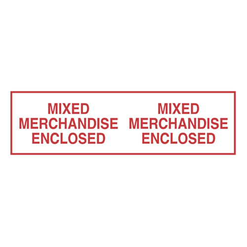 2" x 110 yds. - "Mixed Merchandise" Tape Logic® Messaged Carton Sealing Tape -36 Rolls per Case