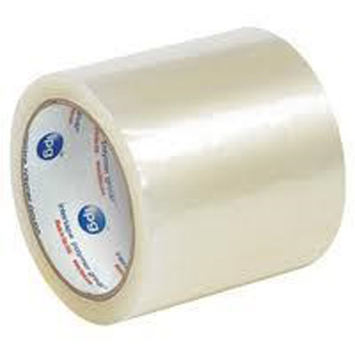 6" x 72 yds. Clear Tape Logic® 2 Mil Acrylic Tape -12 Rolls per Case